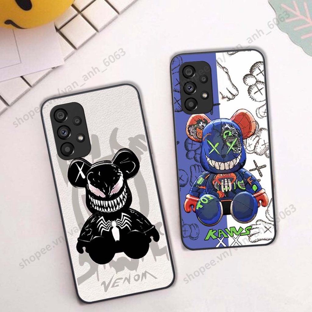 Ốp lưng Samsung A13 / A23 / A33 / A53 / A73 5G hình kaws, bear brick, venom thời trang siêu ngầu