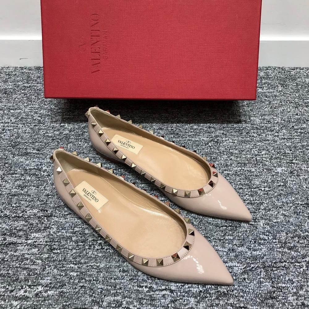 Giày Múa Ba Lê Đế Bằng Chất Liệu Da Mềm Mại