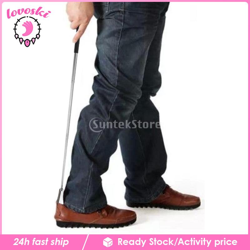 [Hàng mới về] Gậy hỗ trợ mang giày bằng thép không gỉ cho người lớn tuổi