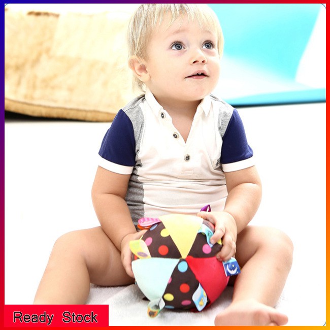 kl Baby Ball Plush Ball Toy Super soft comfort ball Easy to Grasp Bumps Help Develop Motor Skills