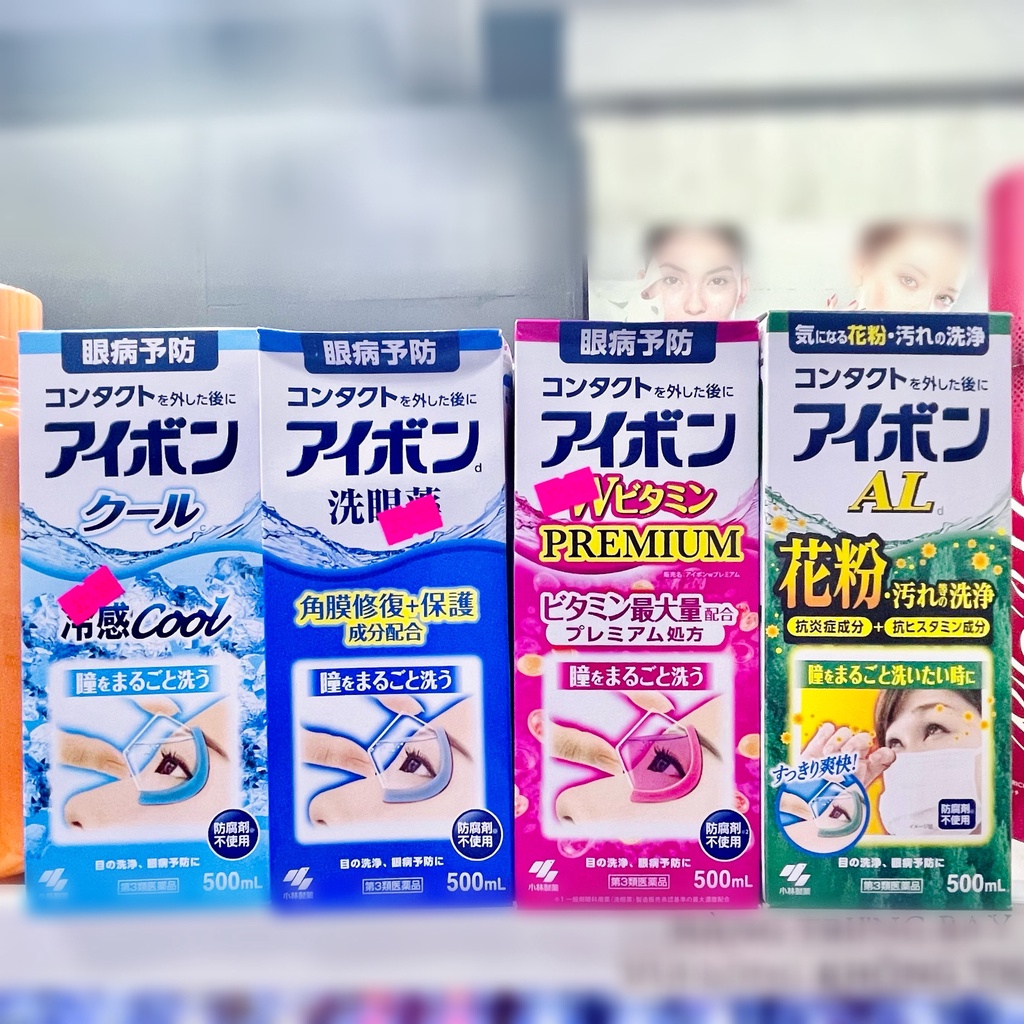 Nước Rửa Mắt KOBAYASHI EYEBON W VITAMIN Nhật Bản 500ml