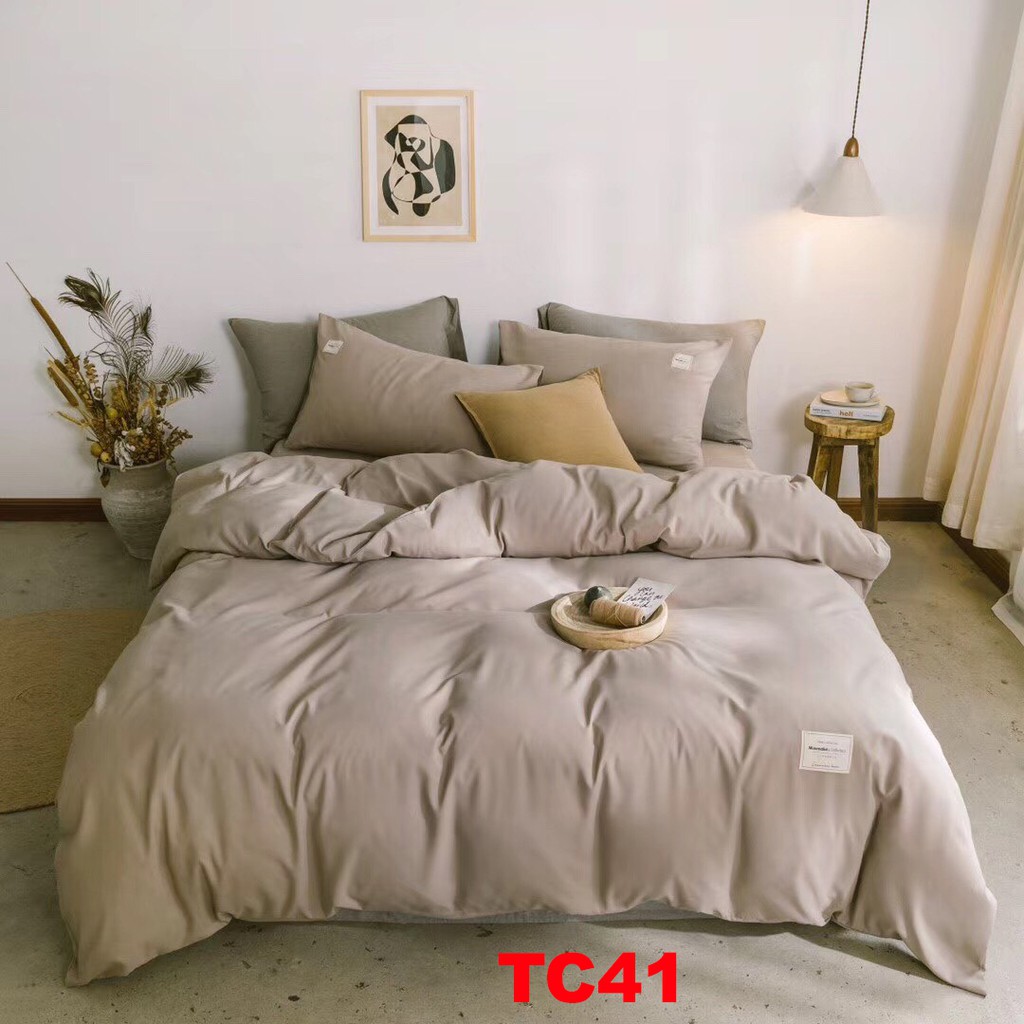 Bộ chăn ga gối Cotton Tici TC39 Cao cấp Sét 4 món màu sắc sang trọng