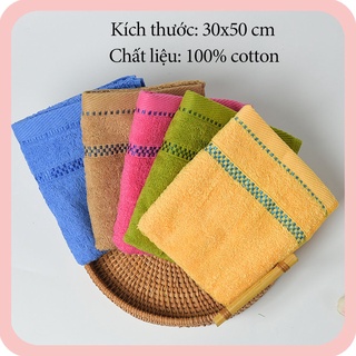 Khăn mặt cotton kháng khuẩn,mềm mại,thấm hút,khăn lau mặt kích thước 30x50-20085