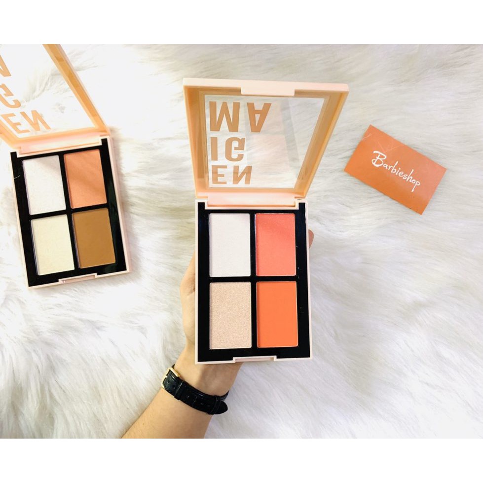 MÁ HỒNG + TẠO KHỐI SIVANNA COLORS CHEEK CONTOURING PALETTE hf5024