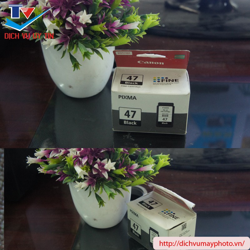 Thỏi đầu in chính hãng Canon PIXMA 47 Black