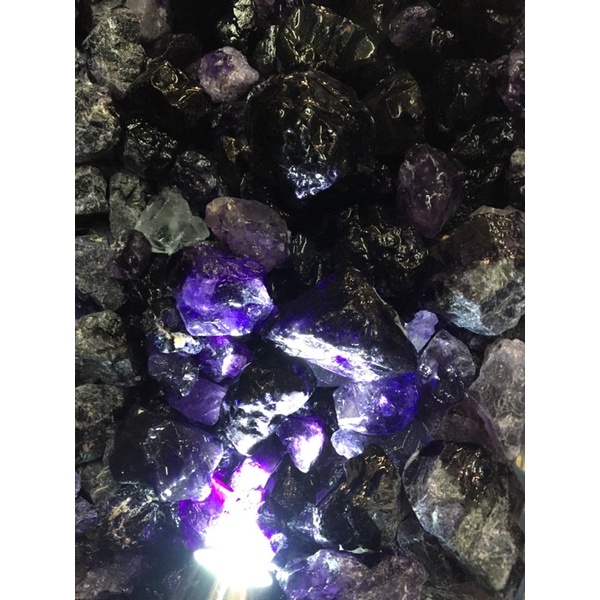 100gr Đá Thô Florite Tím đậm