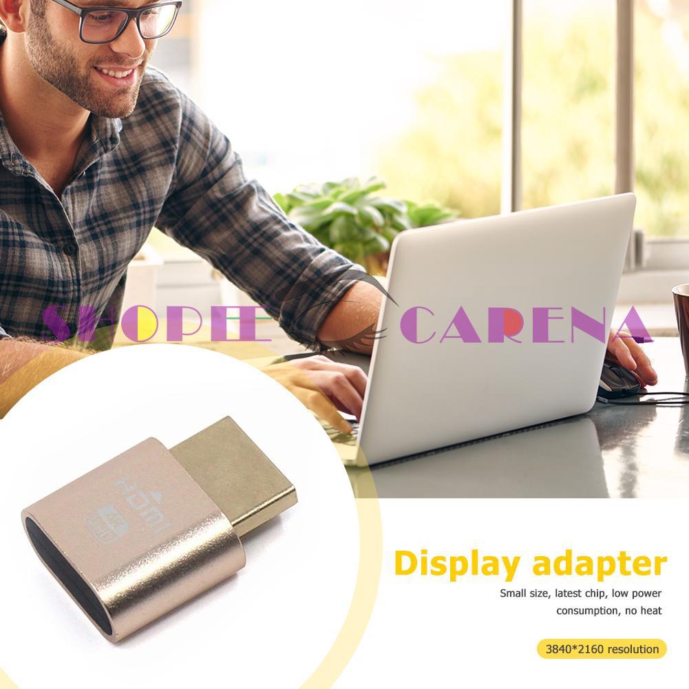 HDMI Male Virtual Display Adapter 4K Video Emulator Dummy Plug | BigBuy360 - bigbuy360.vn