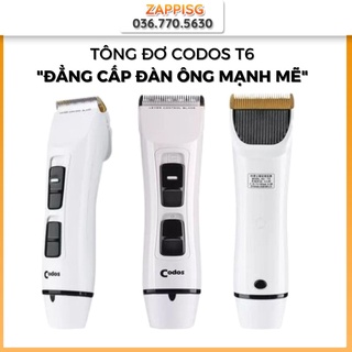 Tông đơ cắt tóc codos t6. tăng đơ cosdos t6 cao cấp. thiết kế tinh tế, lưỡi cắt sắc