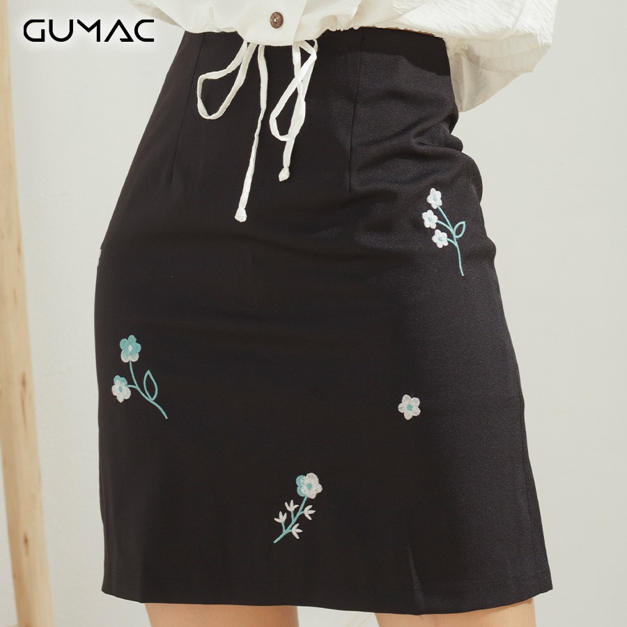 [Mã WAAUG giảm 15% tối đa 30k đơn 99k] Chân váy thêu hoa VA636 GUMAC | BigBuy360 - bigbuy360.vn