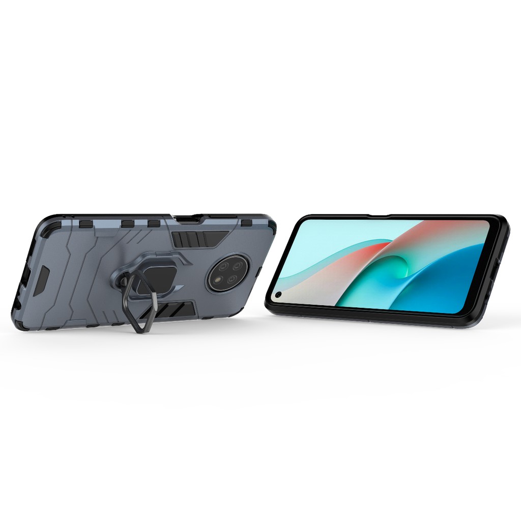 Ốp lưng Redmi Note 9 5G / Note 9T / Note 12 Pro 4G Iron Man Iring chống sốc giá đỡ xem phim cao cấp