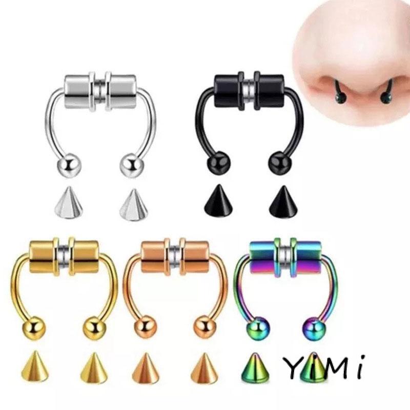 🔥🔥🔥Khuyên mũi/môi hình tròn bằng thép không gỉ thiết kế đơn giản cao cấp
