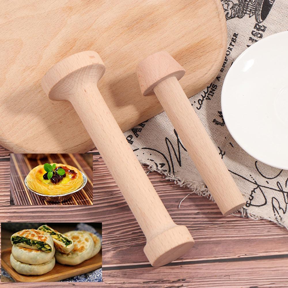 Khuôn Làm Bánh Tart Trứng Bằng Gỗ Tiện Dụng