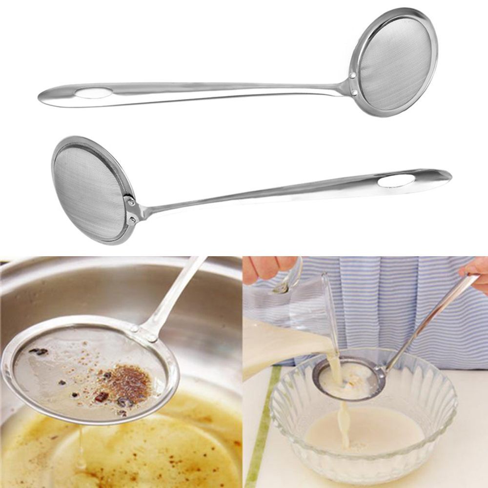 Vá Lưới Vớt Thực Phẩm Bằng Thép Không Gỉ Mới