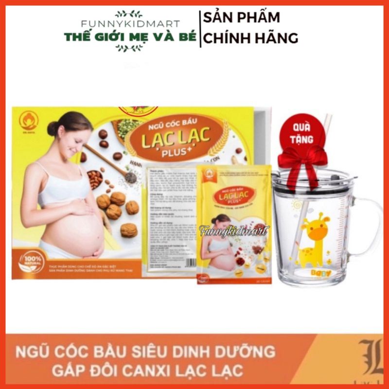 Ngũ cốc bầu lạc lạc Plus Dr.Maya chính hãng- Ngũ cốc bà bầu lạc lạc (30 gói/hộp)