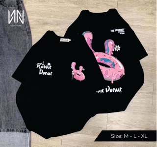 ÁO THUN UNISEX THE JOURNEY - RABBIT DONUT
