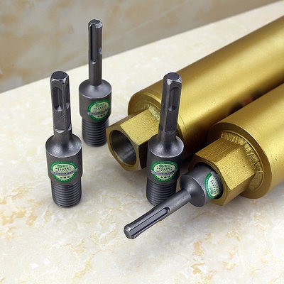 Đầu khoan nước đầu nối Búa điện Kim Cương kim cương kết nối thanh bốn lỗ xử lý tường máy điều hòa không khí mở khớp chuy