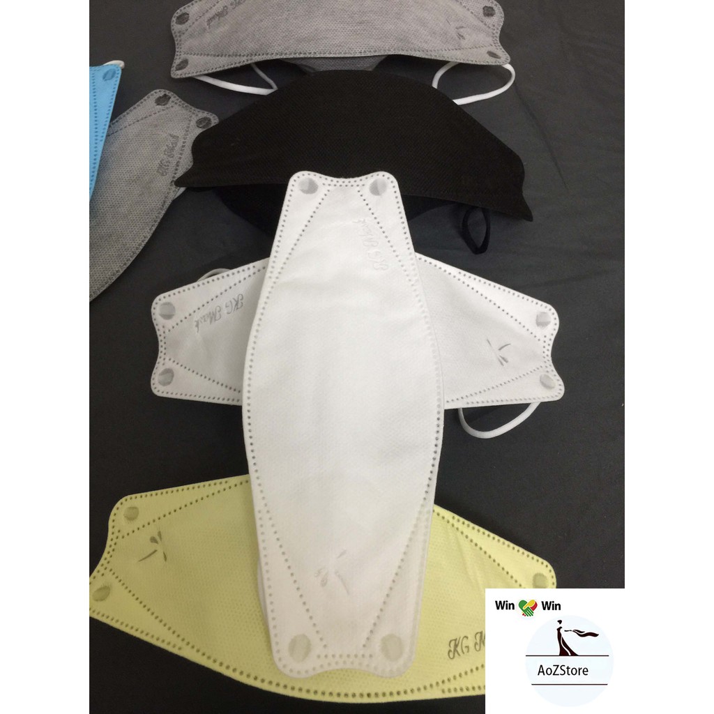 Khẩu trang y tế 3D cao cấp xuất Hàn kháng khuẩn, chống bụi mịn PM2.5,  PM10 gói 6c | BigBuy360 - bigbuy360.vn