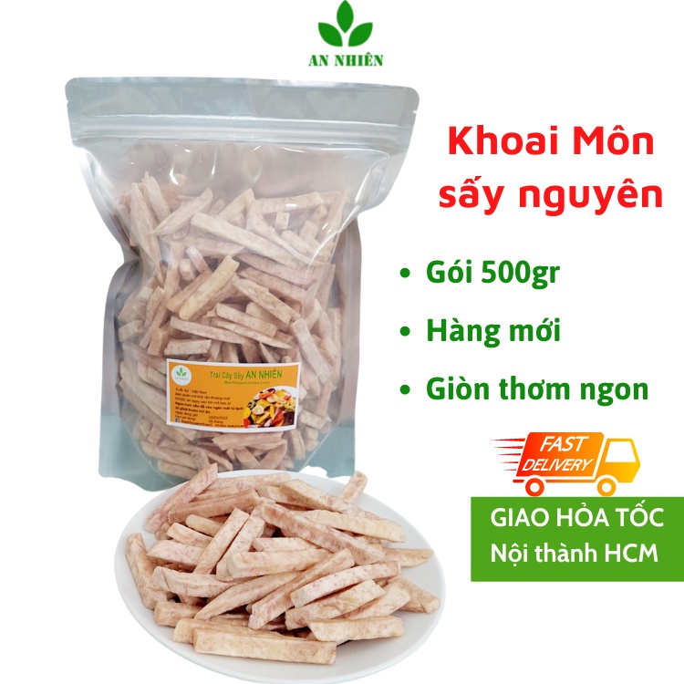 Khoai môn sấy hàng nguyên An Nhiên 500gr