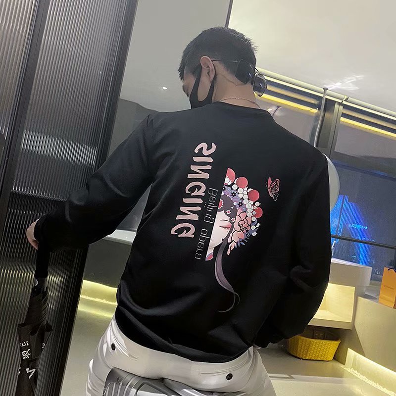 Áo Nỉ Nam - Áo Thu Đông Nam Cổ Tròn Tay Dài Chất Liêu Poly Cao Cấp Co Dãn Mềm Mịn - TD51