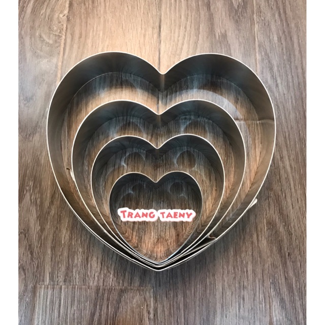 Khuôn ring hình trái tim Aimw