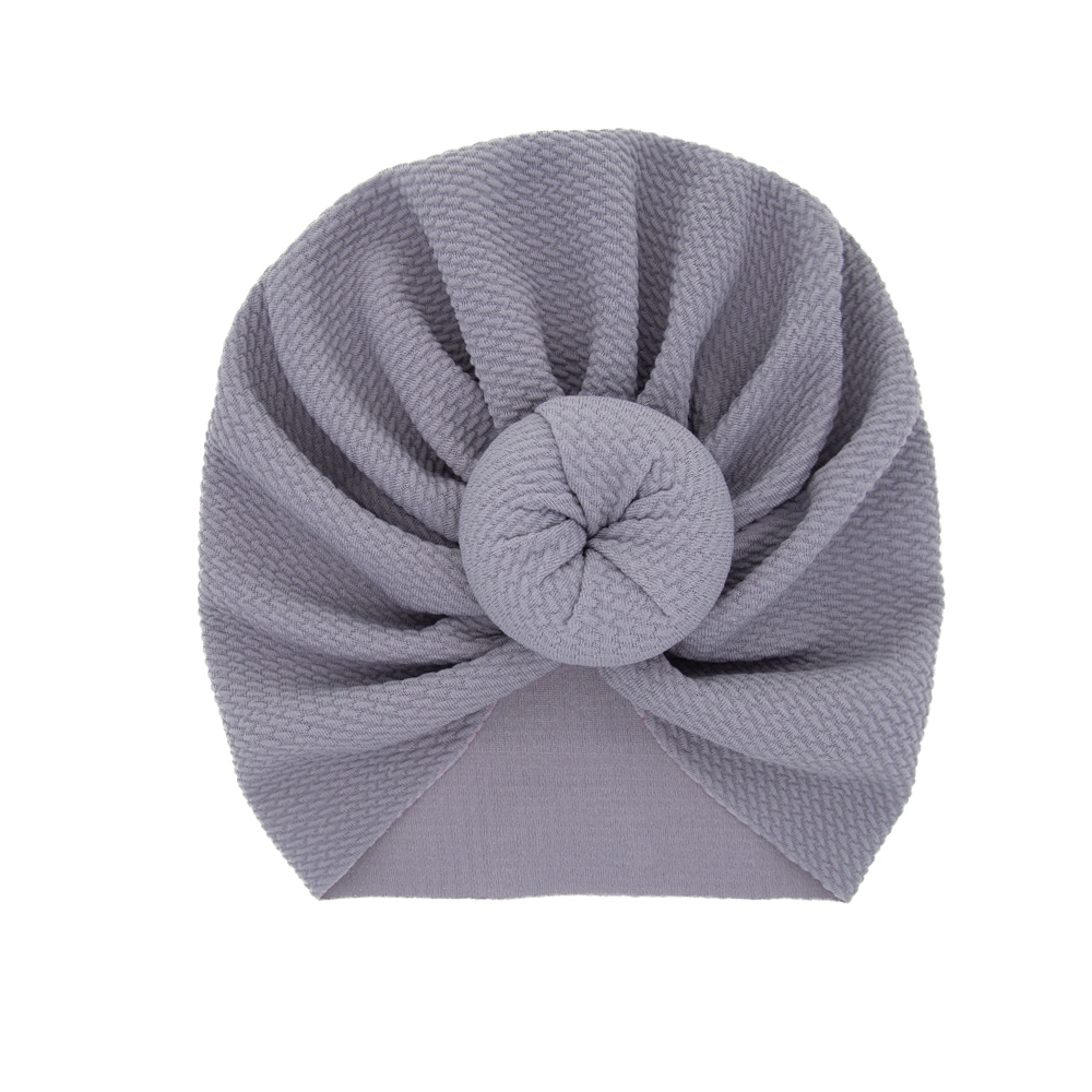 Mũ Turban Bằng Cotton Pha Mềm Mại Dễ Thương Cho Bé Sơ Sinh