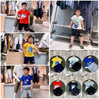 [ Hàng loại 1] Bộ Cotton Bé trai 10-25kg