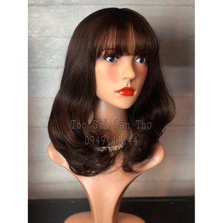 TÓC BỘ XOĂN 40cm NÂU SOCOLA