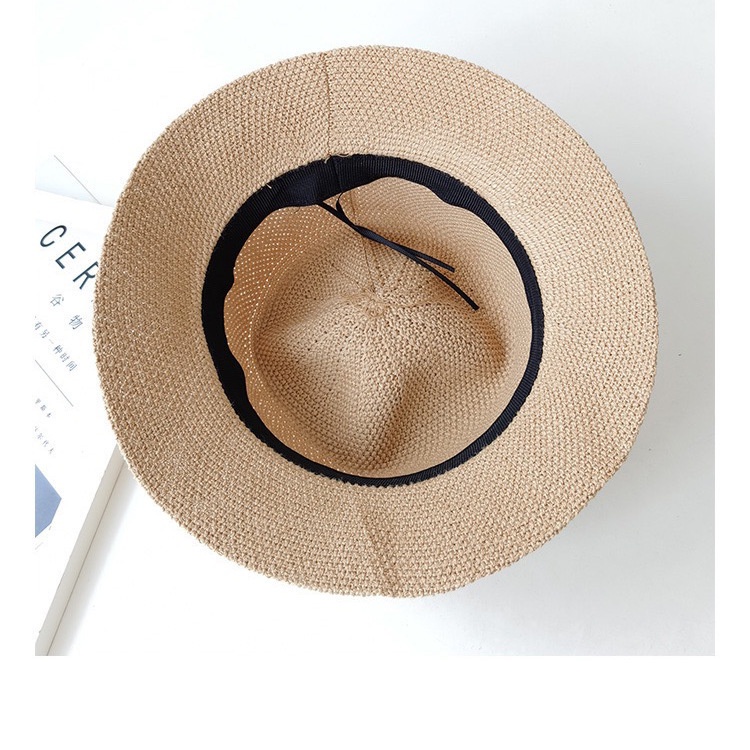 Nón Nữ Chống Nắng Phối Dây Da Style Phương Tây Trang Nhã Form Mềm