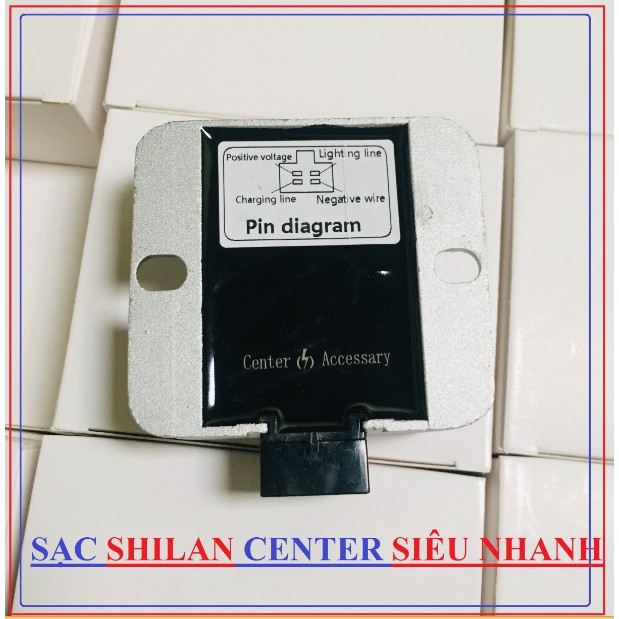 Sạc Shilan - Center loại 1 chuyên sạc nhanh , mạnh cho xe độ chế đèn và kèn an toàn Bh 6 tháng