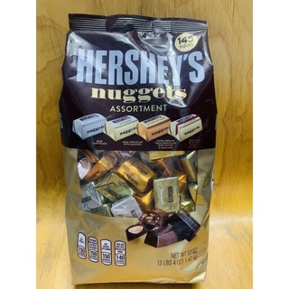 Socola 145 viên Hershey's Nuggets Assorted Chocolate Candy 1.47kg bill Mỹ