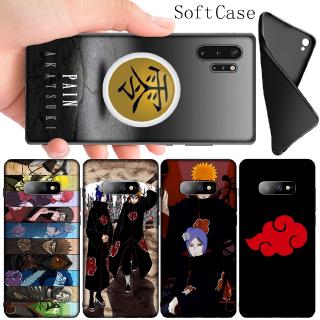 Ốp điện thoại mềm hình Akatsuki NARUTO Sasuke Anime cho Samsung Galaxy A51 A71 A81 A91 J7 Duo Note 10 Plus Lite 8 9