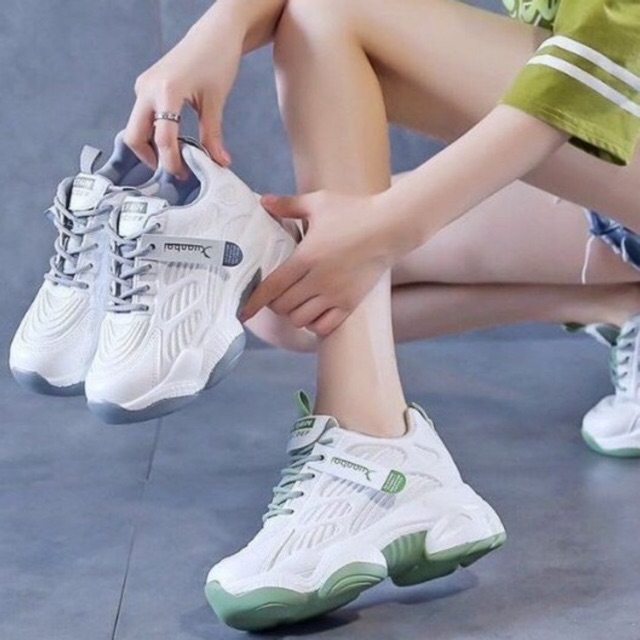 Giày ulzzang nữ, Giày độn đế nữ mẫu mới 2020 độn 7cm hàng full box