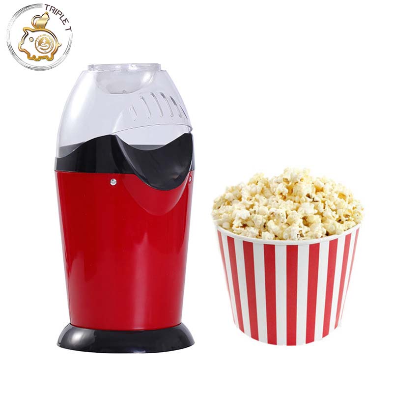 Máy nổ bỏng ngô, máy làm bắp rang bơ mini tại nhà POPCORN - Nắp vuông / nắp tròn