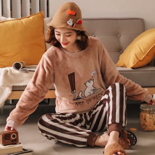 Bộ mặc nhà siêu dễ thương( oder 3-5hom quảng Châu) Mã 486