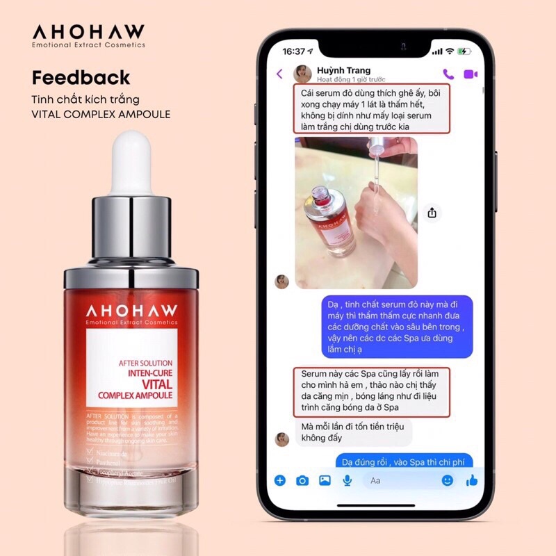 Tinh Chất Dưỡng Trắng Ahohaw - Chính hãng Hàn Quốc