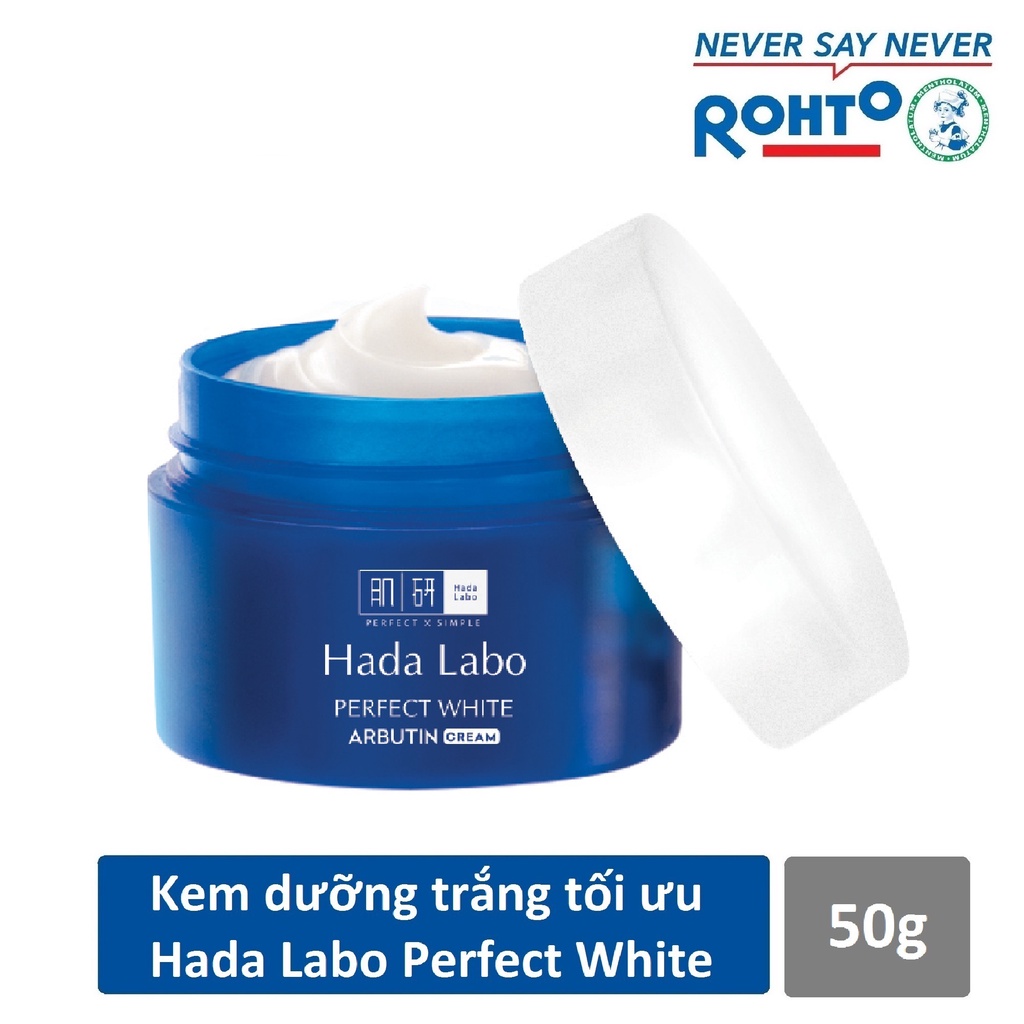 Kem dưỡng trắng da tối ưu Hada Labo Perfect White Cream 50g