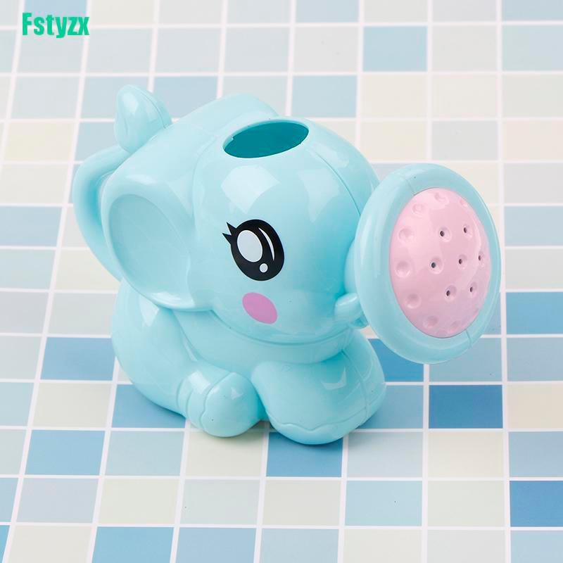 fstyzx 1PC cute elephant watering pot baby bath toy beach play water sand tool toys