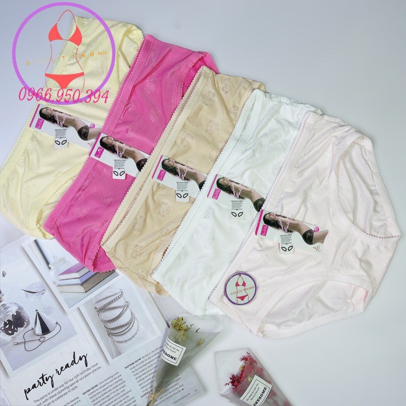 Quần lót nữ thông hơi thoáng mát loại 1 set 10 cái (MS808 - MS 810)