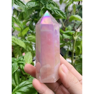 Trụ Aura Pink Quartz