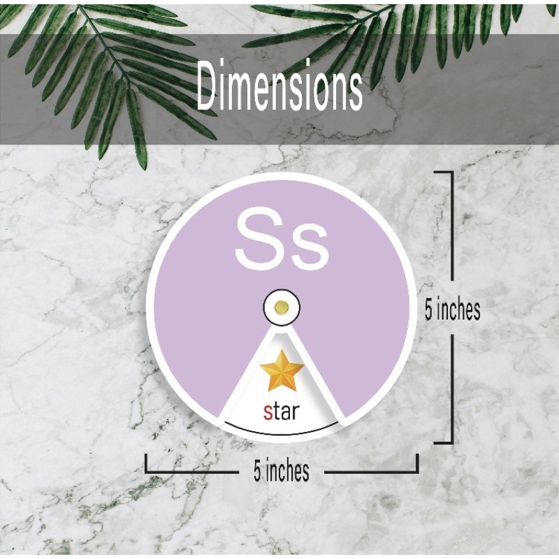 [giá sỉ] Đồ chơi giáo dục sớm  Vòng xoay chữ cái Tiếng anh