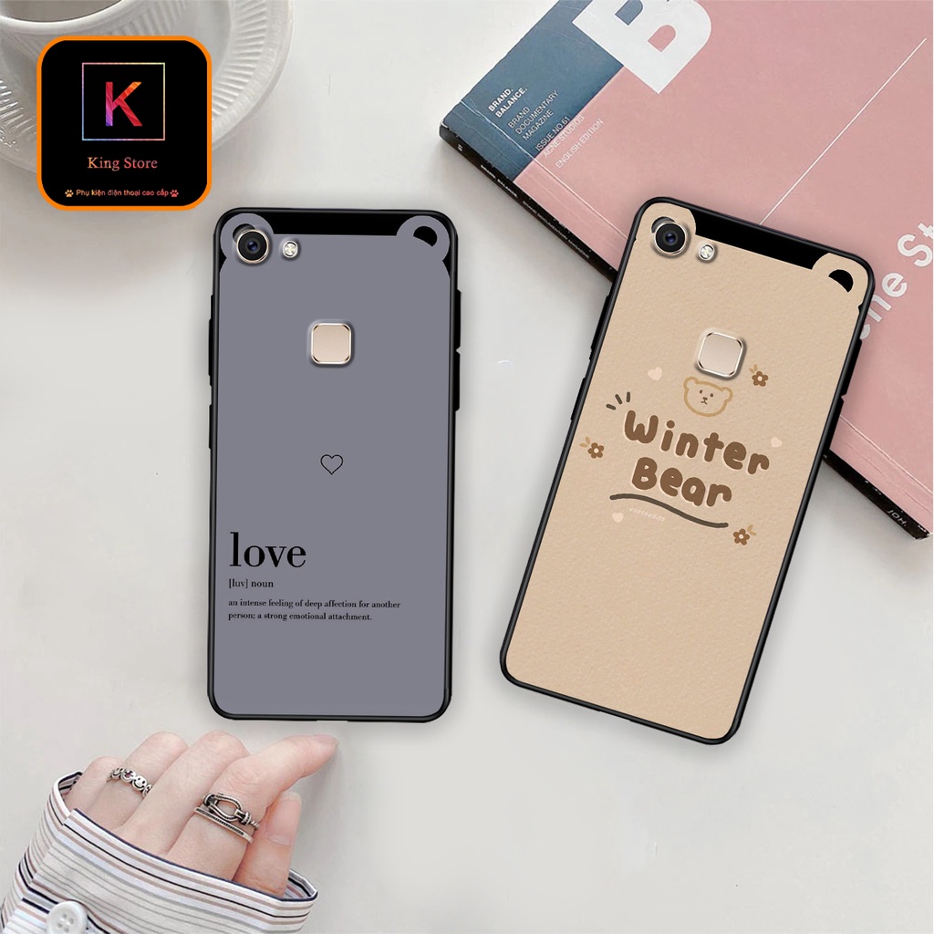Ốp lưng Vivo V7 - Vivo V7 Plus - Vivo V5 - Vivo 5 Plus - Ốp in hình tai thỏ siêu dễ thương