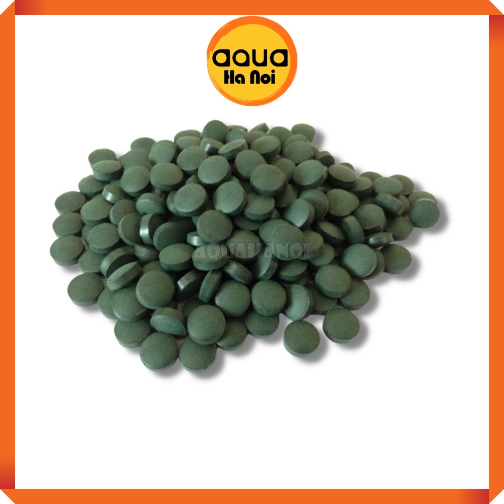Tảo xoắn Spiru.lina - Tảo viên thức ăn cá tép cảnh - gói 20g ~ 100 viên