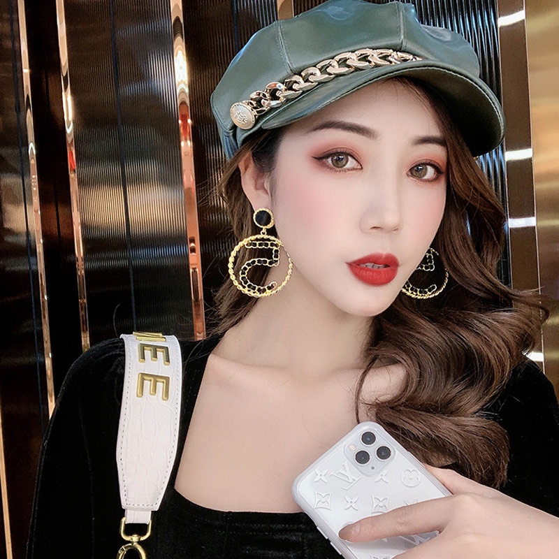 Bông Tai Ngọc Trai Vàng Số 5 Thời Trang Cho Nữ