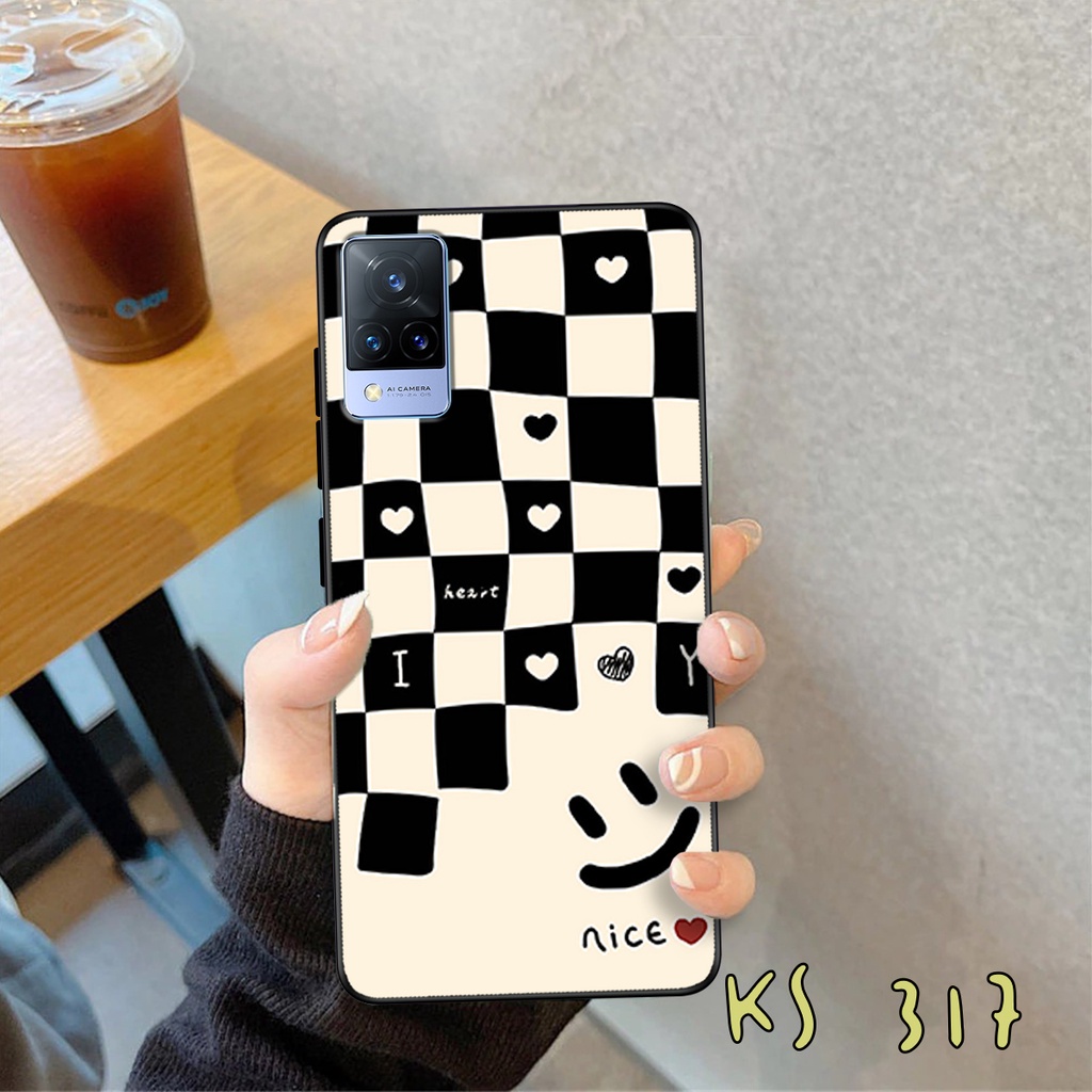 Ốp lưng Vivo V20 - Vivo V20e - Vivo V21 - Ốp in hình họa tiết caro bền, đẹp