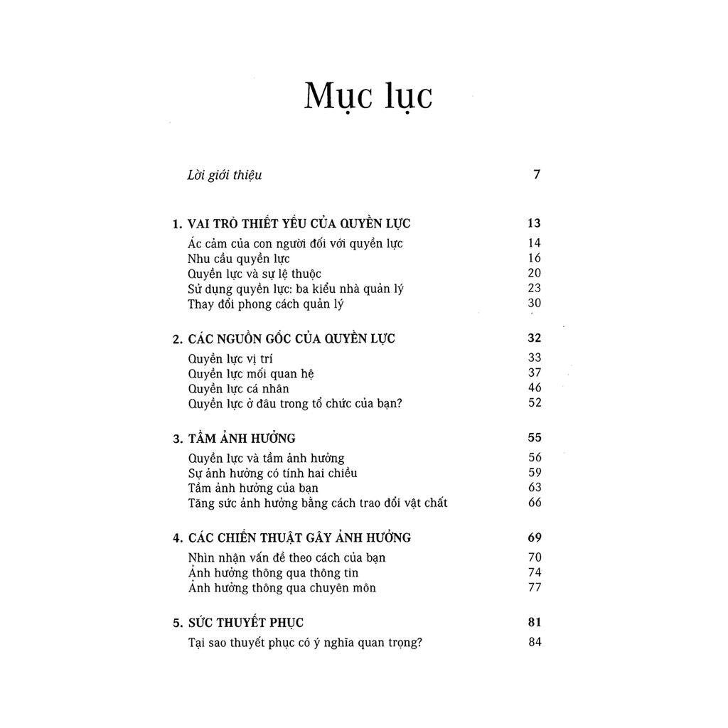 Sách - Cẩm Nang Kinh Doanh - Quyền Lực, Tầm Ảnh Hưởng Và Sức Thuyết Phục