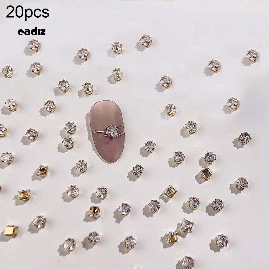 Phụ Kiện Đá Trang Trí Móng Tay Hình Giọt Nước/ Mắt Ngựa DIY Cho Nữ