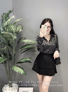 Sơ mi chấm bi