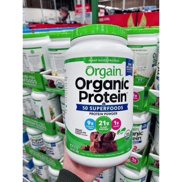 Chính Hãng-Bột Uống Dinh Dưỡng Orgain Organic Protein SOCOLA
