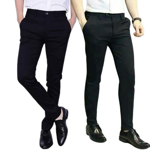 quần tây âu nam đẹp chất lượng cao cấp công sở (hai màu đen và ghi đậm)