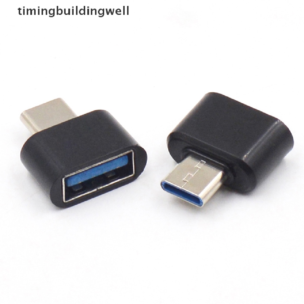 Set 2 Đầu Chuyển Đổi USB Type C Sang USB 2.0 OTG Cho Điện Thoại